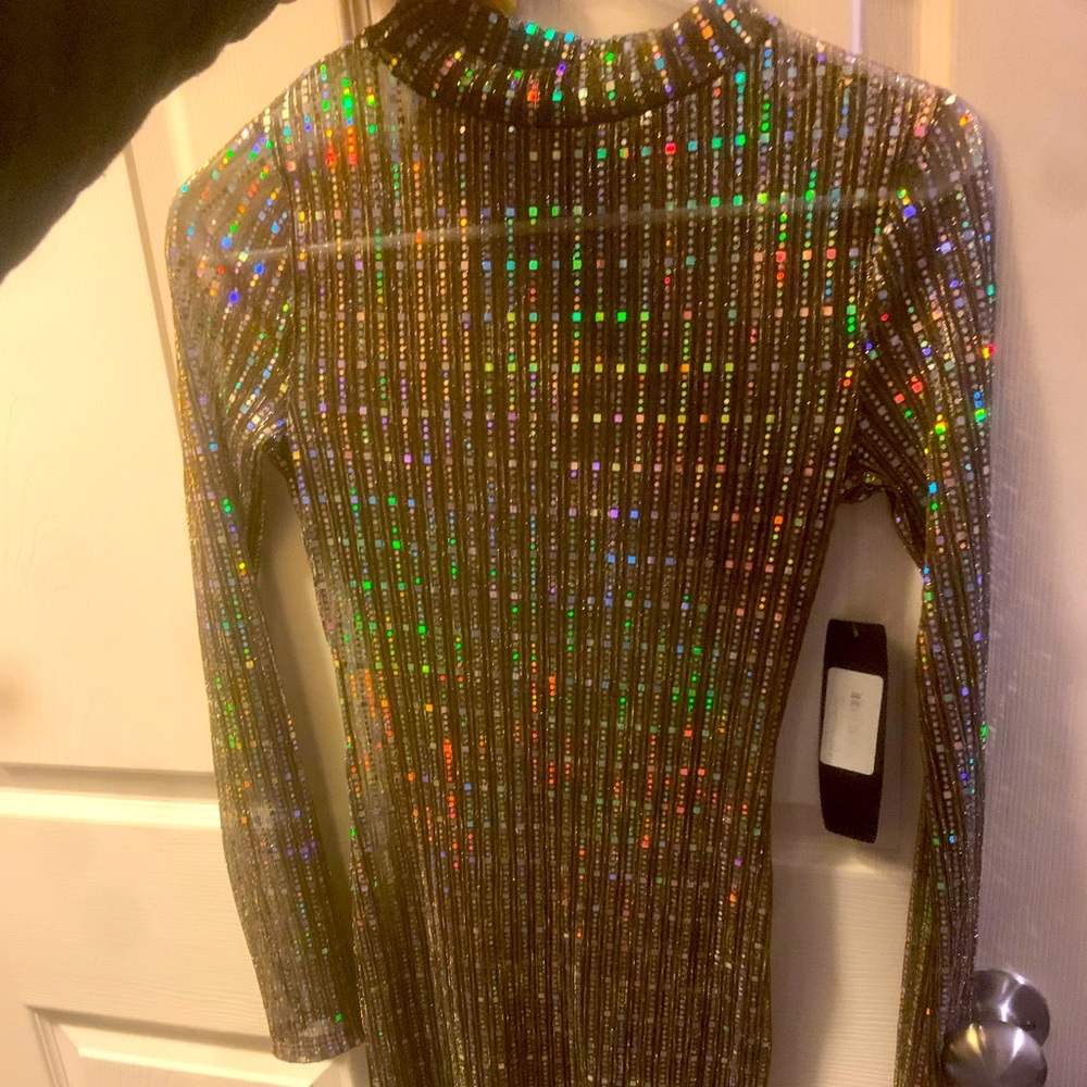 small , sequin dress
